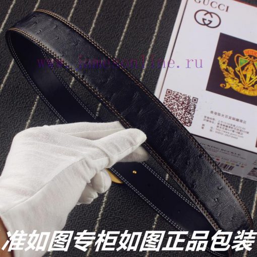 Gucci. Gucci double-sidedIdentify and receive a punch as a giftMaterial ostrich leather patt ui7e31rs - Image 9