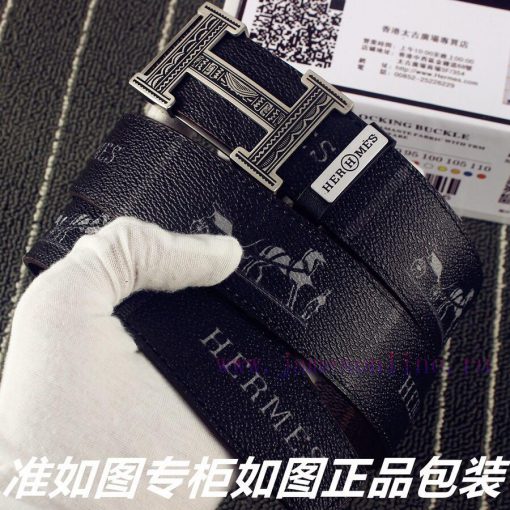 Hermes Her..mes️Identify and receive a punch as a giftMaterial: 100% head layer cowhide belt qtauey8n - Image 2