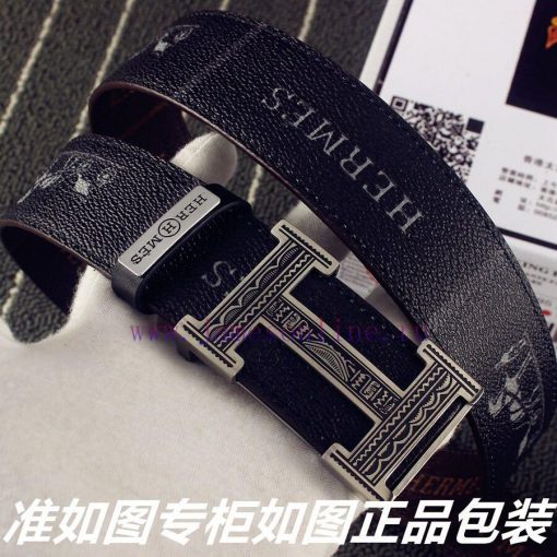 Hermes Her..mes️Identify and receive a punch as a giftMaterial: 100% head layer cowhide belt qtauey8n - Image 5