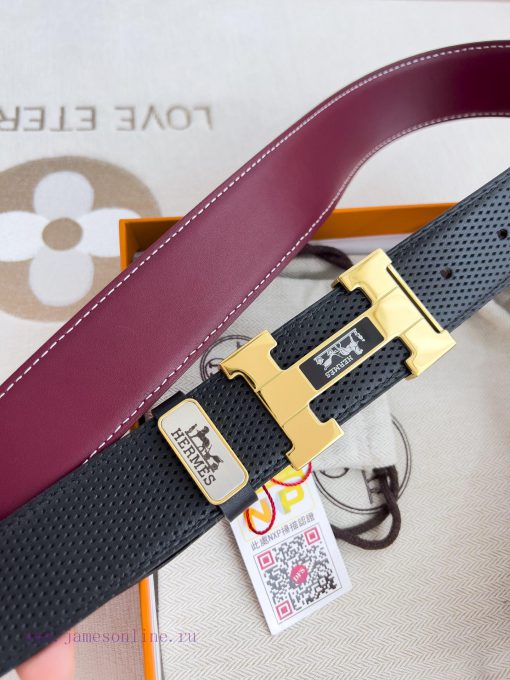 Hermes Hermes waist beltHanging buckle, classic pure steel material buckle head, double-side cphpl8hl - Image 4