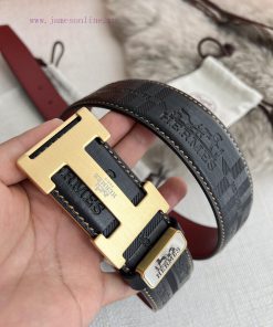 Hermes Hermes waist beltHanging buckle, classic pure steel material buckle head, double-side qt6kfe5s