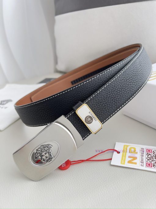 Versace Versace. ️ Belt and belt automatic beltAutomatic belt, classic head buckle made of p pnjo878t - Image 3