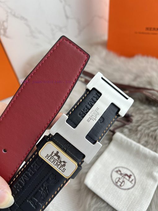 Hermes Hermes waist beltHanging buckle, classic pure steel material buckle head, double-side ni8k78w3 - Image 10