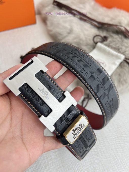 Hermes Hermes waist beltHanging buckle, classic pure steel material buckle head, double-side ni8k78w3 - Image 11