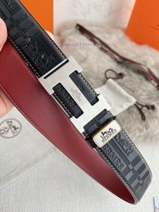Hermes Hermes waist beltHanging buckle, classic pure steel material buckle head, double-side ni8k78w3 - Image 14