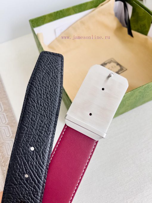 Gucci Gucci Belt ️ BeltHanging buckle, pure steel material buckle head, top layer cowhide, p nvoxp5p6 - Image 12
