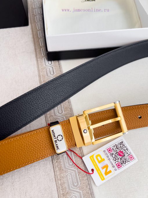 Montblanc Belt and BeltsNeedle buckle, new original classic boutique two-color needle buckle nguypht7 - Image 5