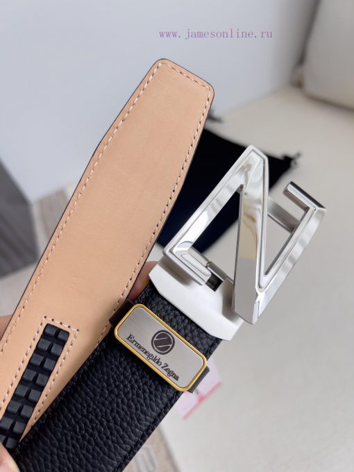 Jenny Ermenegido Zelma. Belt Automatic BeltPure steel material automatic buckle, top layer c m2xh7zjk - Image 7