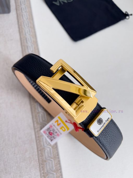 Jenny Ermenegido Zelma. Belt Automatic BeltPure steel material automatic buckle, top layer c 5vceugzz - Image 3
