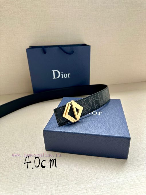 This 40mm double-sided belt with a width of 4.0cm combines elegant temperament with modern s ybal0onf - Image 7
