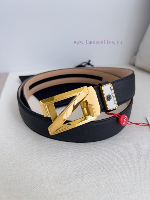 Jenny Ermenegido Zelma. Belt Automatic BeltPure steel material automatic buckle, top layer c 5vceugzz - Image 8