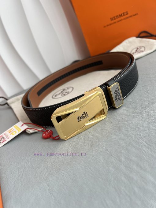 Hermes Her.. Mes ️ Automatic belt buckle waist beltAutomatic buckle, made of pure steel mate ymdvhl2h - Image 4