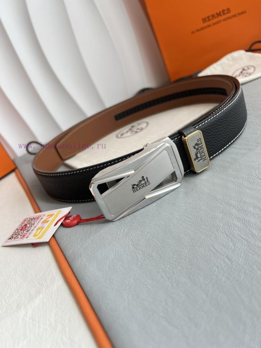Hermes Her.. Mes ️ Automatic belt buckle waist beltAutomatic buckle, made of pure steel mate ymdvhl2h - Image 5