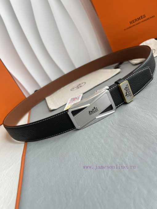 Hermes Her.. Mes ️ Automatic belt buckle waist beltAutomatic buckle, made of pure steel mate ymdvhl2h - Image 7