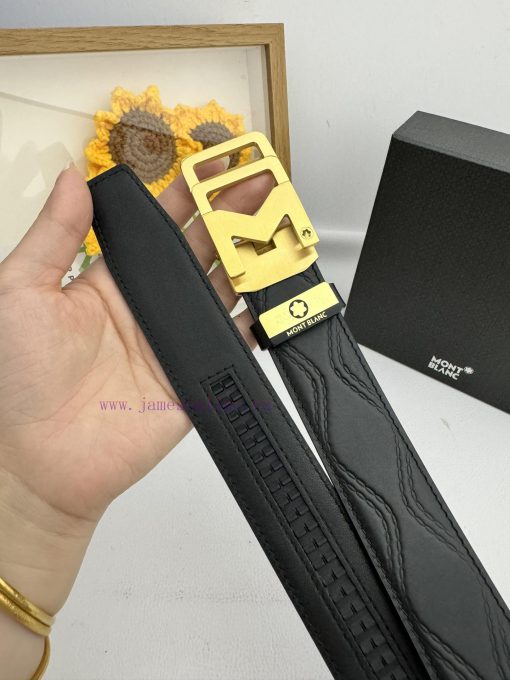 Montblanc Automatic BeltMaterial: Leather Belt with 100% Head Layer. The leather belt is gua nz0tblfv - Image 10