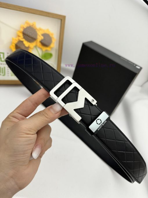 Montblanc Automatic BeltMaterial: Leather Belt with 100% Head Layer. The leather belt is gua 0nzd8885 - Image 6