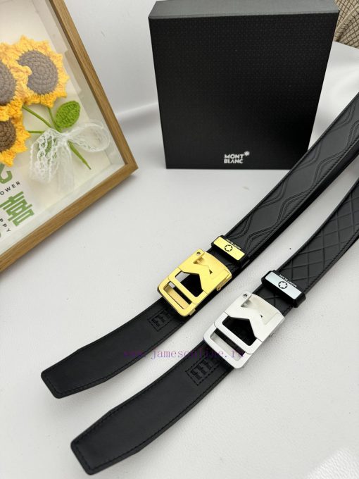 Montblanc Automatic BeltMaterial: Leather Belt with 100% Head Layer. The leather belt is gua 0nzd8885 - Image 10