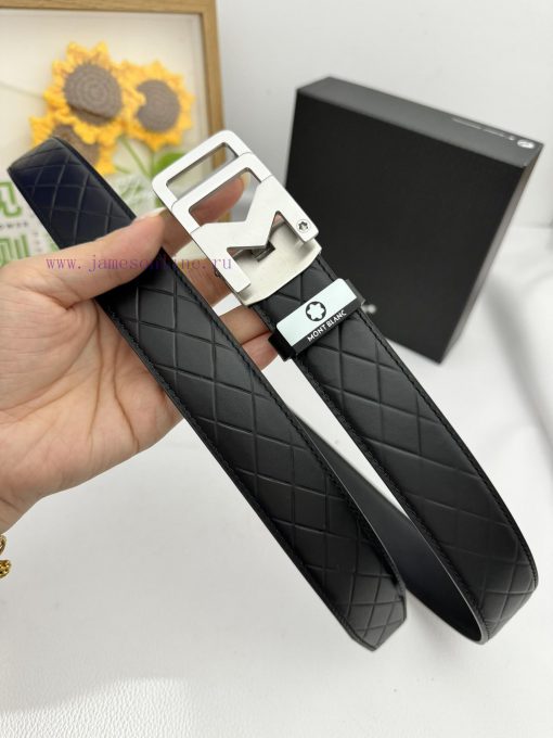 Montblanc Automatic BeltMaterial: Leather Belt with 100% Head Layer. The leather belt is gua nz0tblfv - Image 16