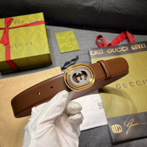 Gucci's new 3.5cm wide classic element spring/summer collection has been refreshed. This bel 75h79t35 - Image 3