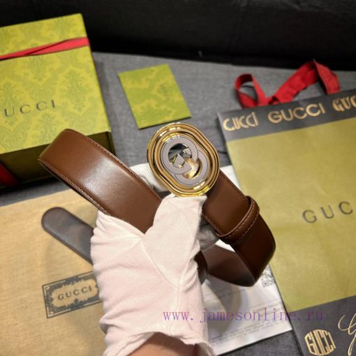 Gucci's new 3.5cm wide classic element spring/summer collection has been refreshed. This bel 75h79t35 - Image 11
