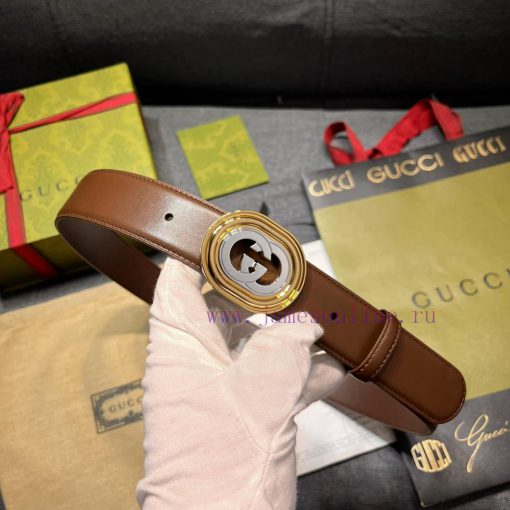 Gucci's new 3.5cm wide classic element spring/summer collection has been refreshed. This bel 75h79t35 - Image 14