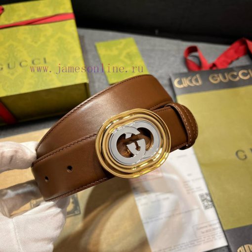 Gucci's new 3.5cm wide classic element spring/summer collection has been refreshed. This bel 75h79t35 - Image 17
