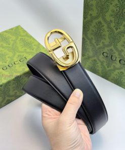 Gucci Men's Automatic Waist Belt - Width 35MM 316 Premium Steel Buckle Crafted with Exquisit 2kipttai