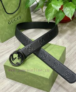 Comes with a complete gift boxGucci full set of 3.8cm imported calf leather embossed, authen 9xkz2oah