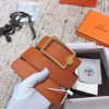 Hermes 3.8cm men's double-sided belt customized with stainless steel electroplating, dual co 9sd9uk5c