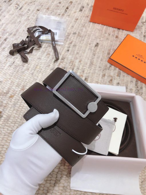 Hermes 3.8cm men's double-sided belt customized with stainless steel electroplating, dual co edytbi4m - Image 13