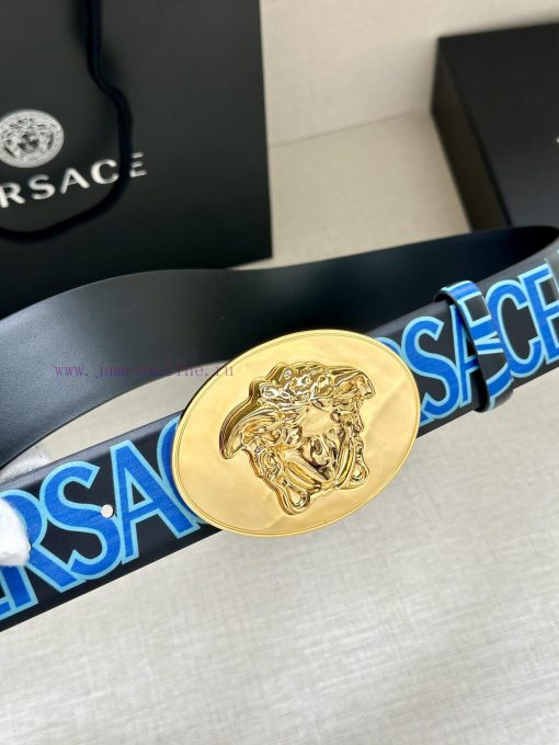 3.8cm wide Versace belt with three-dimensional La Medusa double-sided buckle, decorated with f6epfdd4 - Image 4