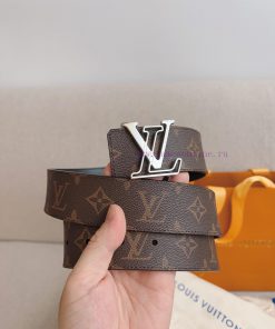 The LV line 40mm double-sided waistband allows Monogram Eclipse Reverse canvas and wrinkle f 83j2z5eu