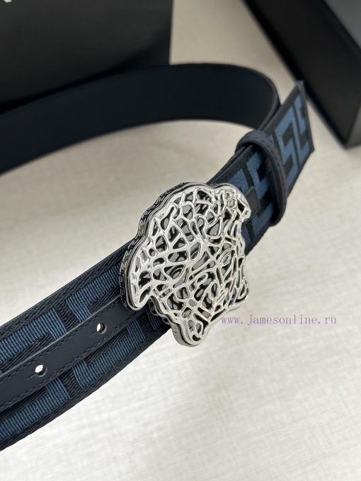 Width 3.8cm Versace This satin belt from Versace has a very casual style, adorned with the i engbwbb2 - Image 3