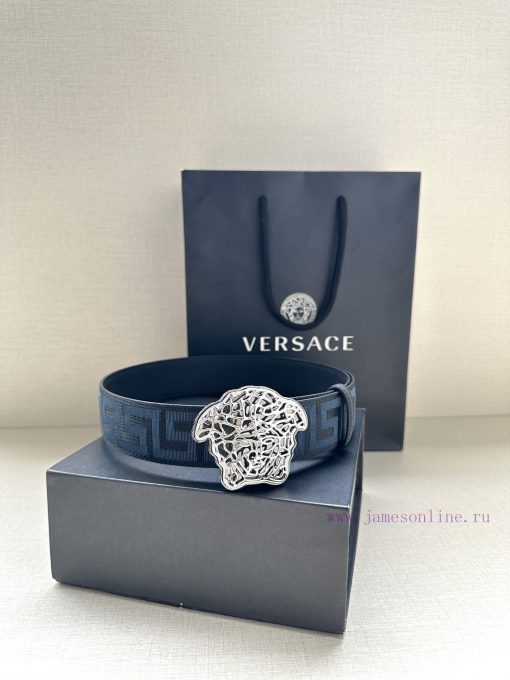 Width 3.8cm Versace This satin belt from Versace has a very casual style, adorned with the i engbwbb2 - Image 4