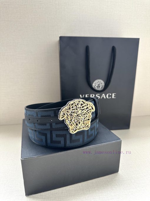 Width 3.8cm Versace This satin belt from Versace has a very casual style, adorned with the i xagmutgc - Image 11