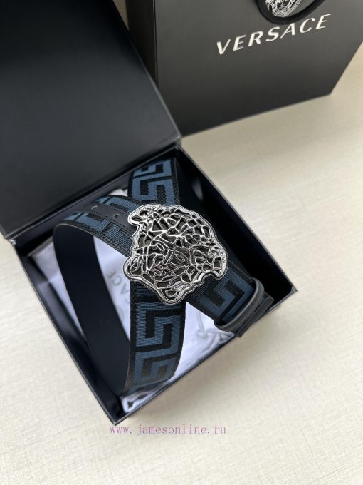 Width 3.8cm Versace This satin belt from Versace has a very casual style, adorned with the i 9xs7m6m9 - Image 11