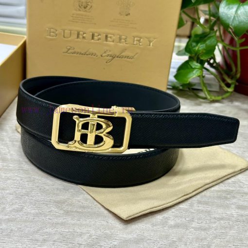 [Automatic belt buckle] Burberry 3.5mm wide double-sided imported top layer cowhide made wit eskbgncw - Image 10