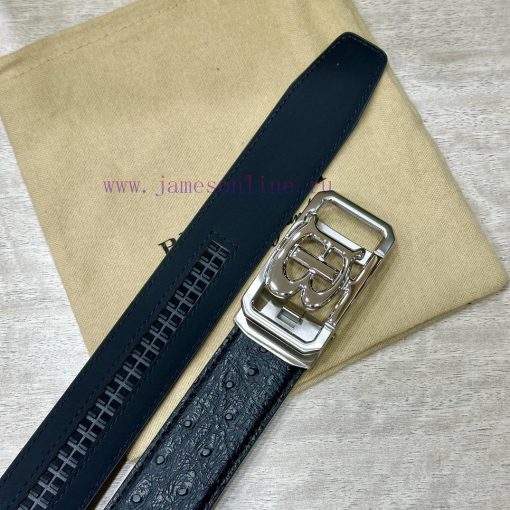 [Automatic belt buckle] Burberry 3.5mm wide double-sided imported top layer cowhide made wit d4vugl9k - Image 6