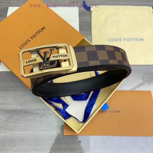 LV Louis VuittonBelt, waist belt, automatic belt, single-sided use quality, 100% top layer c i82l550y