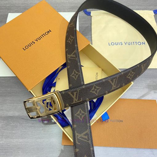 LV Louis VuittonBelt, waist belt, automatic belt, single-sided use quality, 100% top layer c evkuqo69 - Image 4