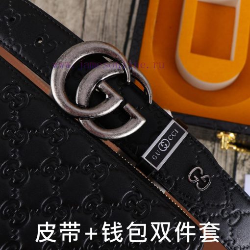 Gucci. Gucci two-piece setWooden box, belt+wallet, two-piece setGrade: Italian imported 100% xzj9iikt - Image 13