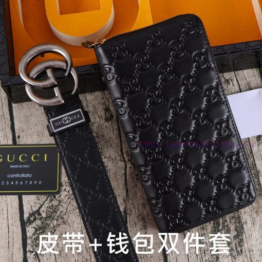 Gucci. Gucci two-piece setWooden box, belt+wallet, two-piece setGrade: Italian imported 100% xzj9iikt - Image 15