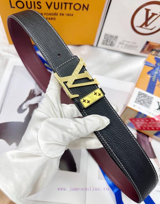 Belt LV Louis Vuitton's top tier replicaThe belt is made of 100% imported original cowhide, eelhx0k2 - Image 8