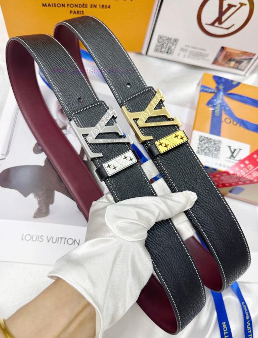 Belt LV Louis Vuitton's top tier replicaThe belt is made of 100% imported original cowhide, 8xsa62pt - Image 2