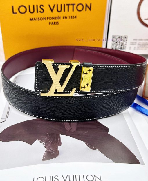 Belt LV Louis Vuitton's top tier replicaThe belt is made of 100% imported original cowhide, 8xsa62pt - Image 5