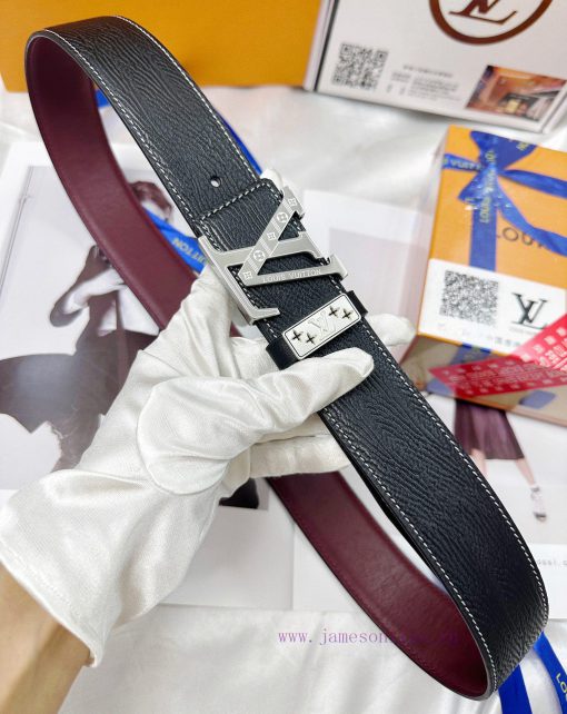 Belt LV Louis Vuitton's top tier replicaThe belt is made of 100% imported original cowhide, 8xsa62pt - Image 8