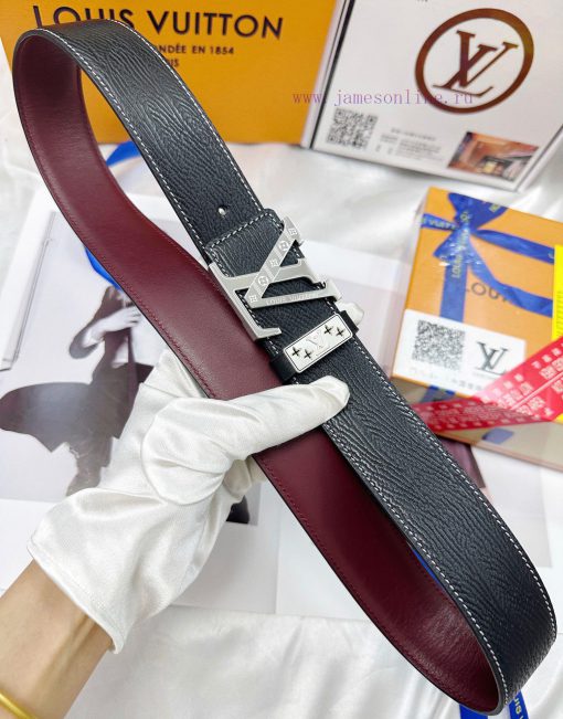 Belt LV Louis Vuitton's top tier replicaThe belt is made of 100% imported original cowhide, 4xhig4a3 - Image 8