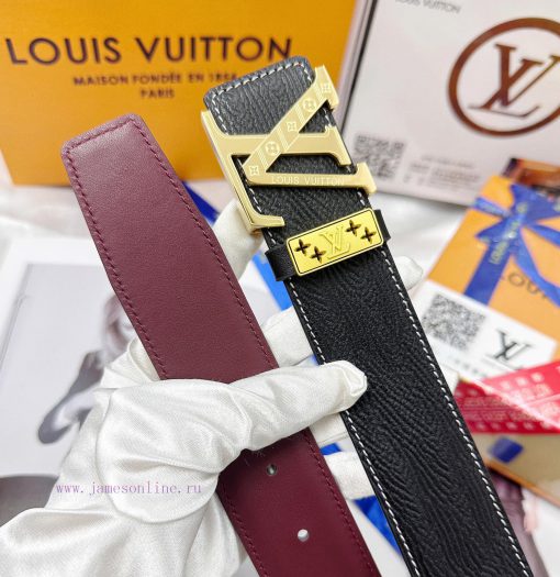 Belt LV Louis Vuitton's top tier replicaThe belt is made of 100% imported original cowhide, djs92szl - Image 10