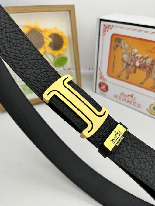 Hermes Hermès  Material: Leather Belt with 100% Head Layer. The leather belt is guaranteed t 70hzsjht - Image 9