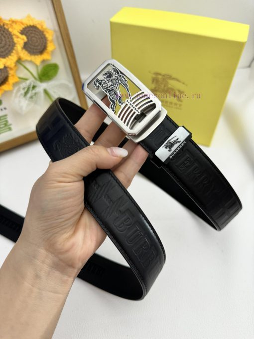 Burberry automatic beltMaterial: Leather Belt with 100% Head Layer. The leather belt is guar mwpf4990 - Image 5